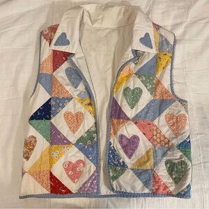 Thrifted handmade puff vest